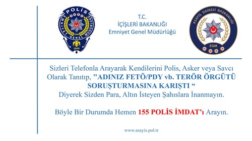 Telefon Dolandırıcılığına Karşı Dikkatli Olalım